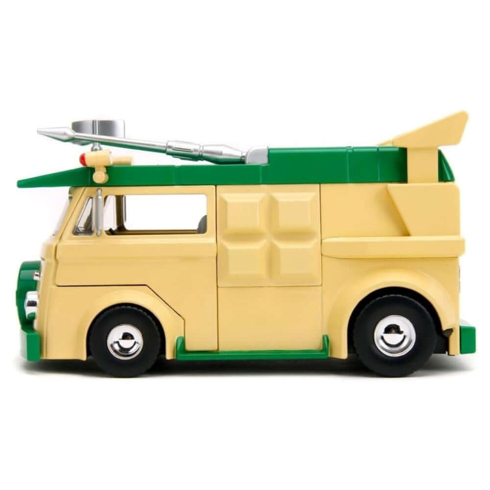 Jada Ninja Kaplumbağalar Donatello Party Wagon Araç ve Figür