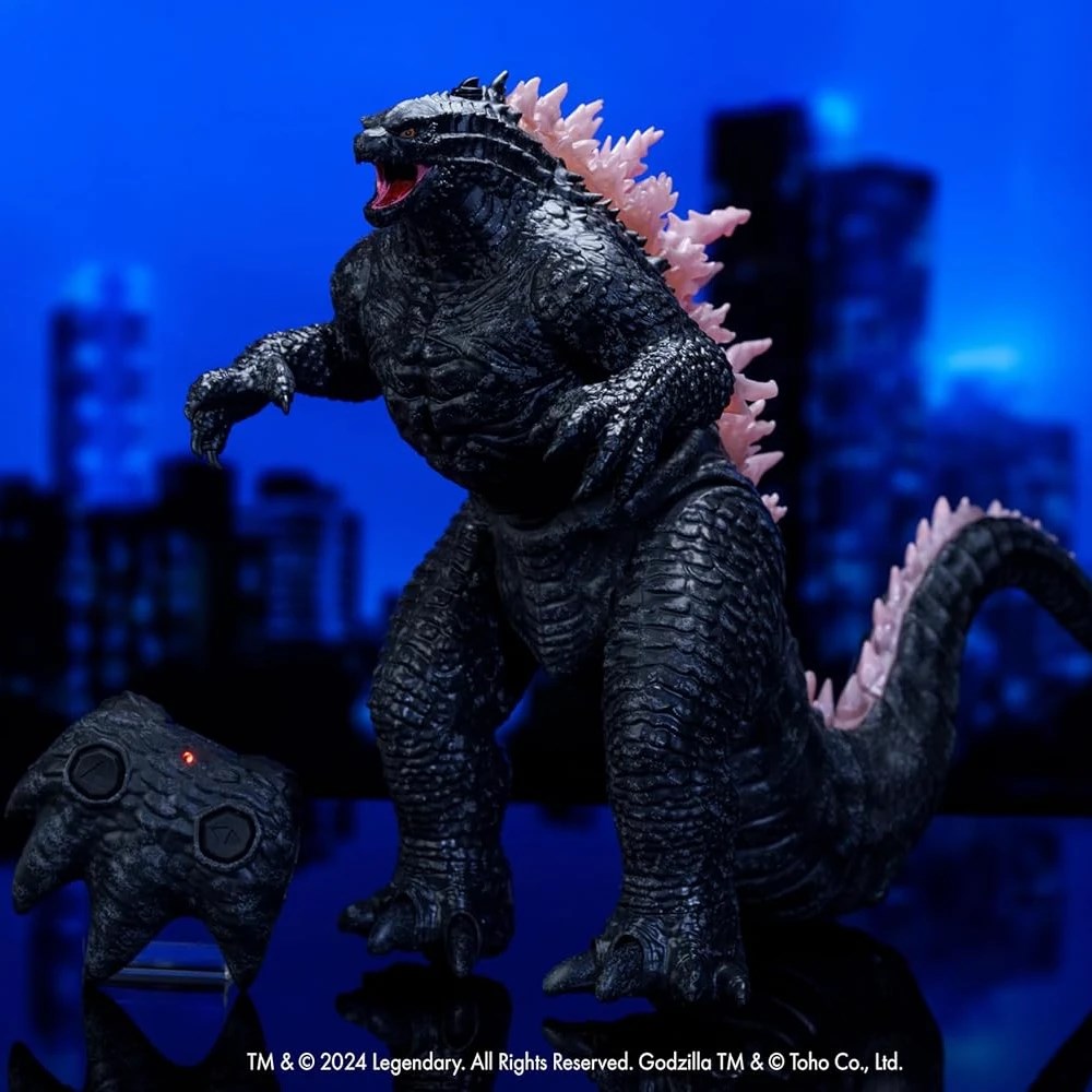 Jada RC Godzilla X Kong Heat-Ray Breath Legendary Godzilla