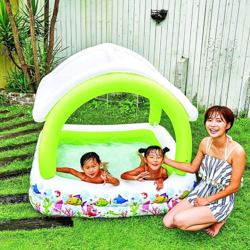 Jilong Sunclub Gölgelikli Çocuk Havuzu 143 x 143 x 123 Cm