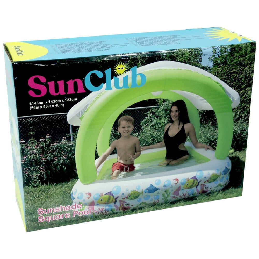 Jilong Sunclub Gölgelikli Çocuk Havuzu 143 x 143 x 123 Cm