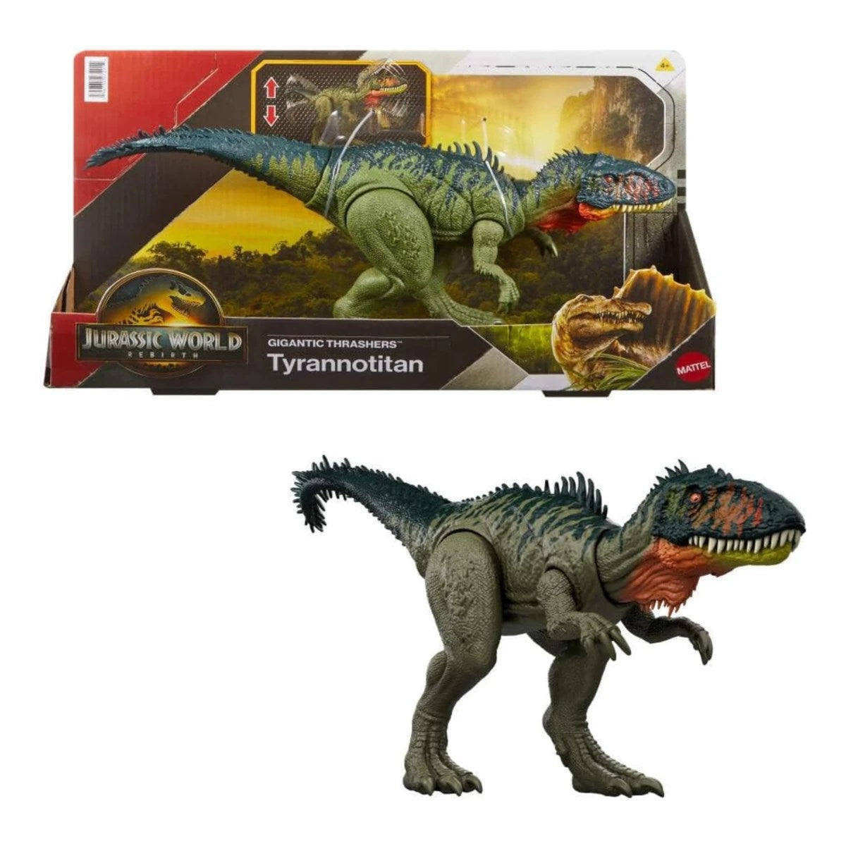 Jurassic World İz Sürücü Dinozor Figürü Tyrannotitan JCL75