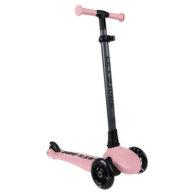 Let's Ride 3 Tekerlekli Katlanabilir Işıklı Scooter Pembe