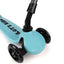 Let's Ride 3 Tekerlekli Katlanabilir Işıklı Scooter Turkuaz