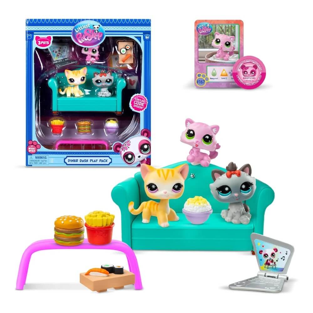 Littlest Pet Shop Minişler Lokanta Oyun Seti