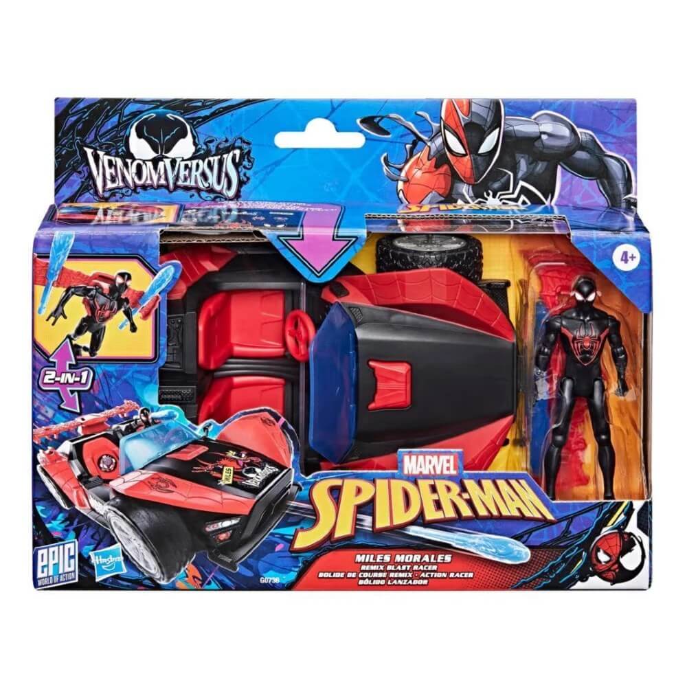Marvel Spider-Man Venom Versus Miles Morales Araç ve Figür