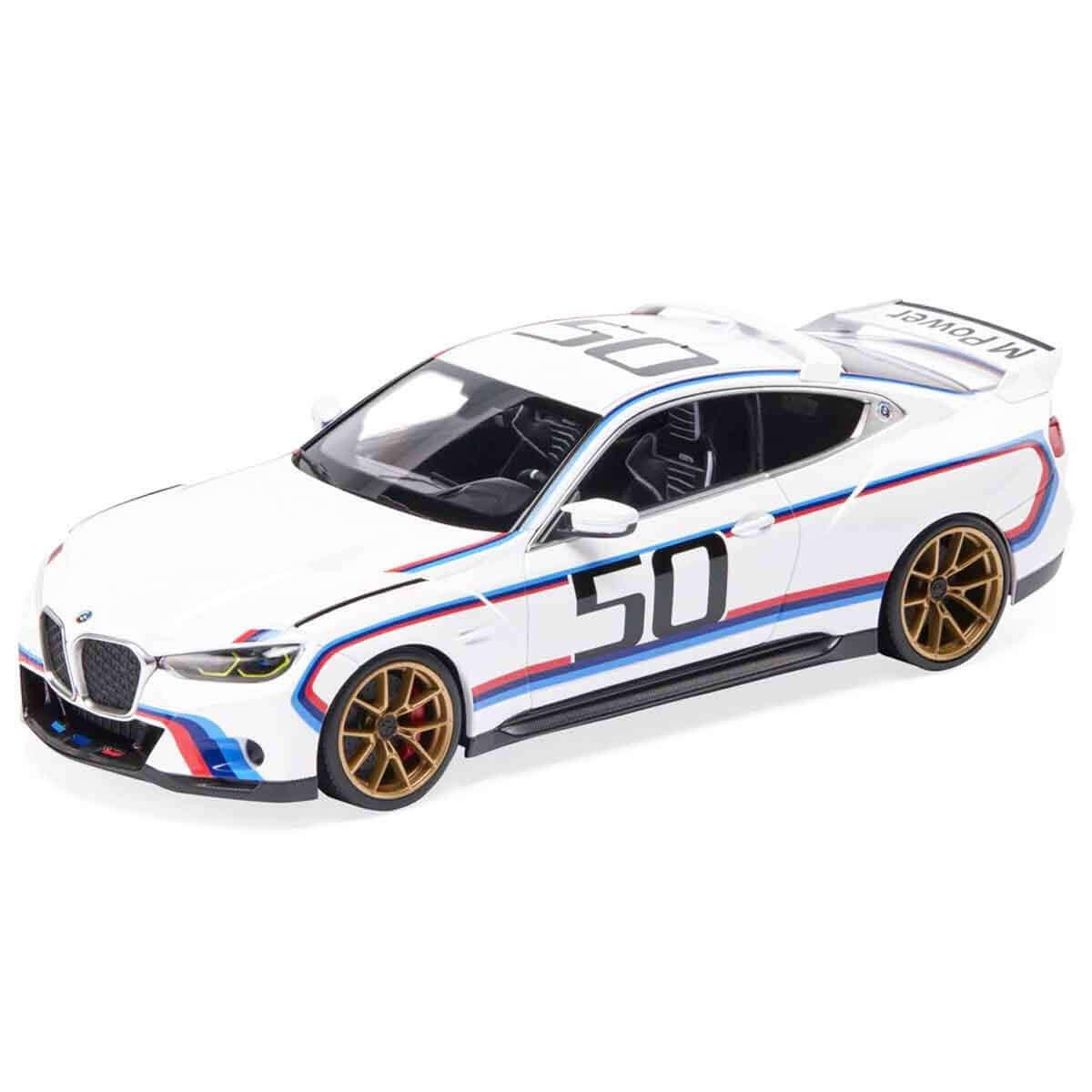 Mini GT Bmw 3.0 CSL White LHD MGT00863-BL