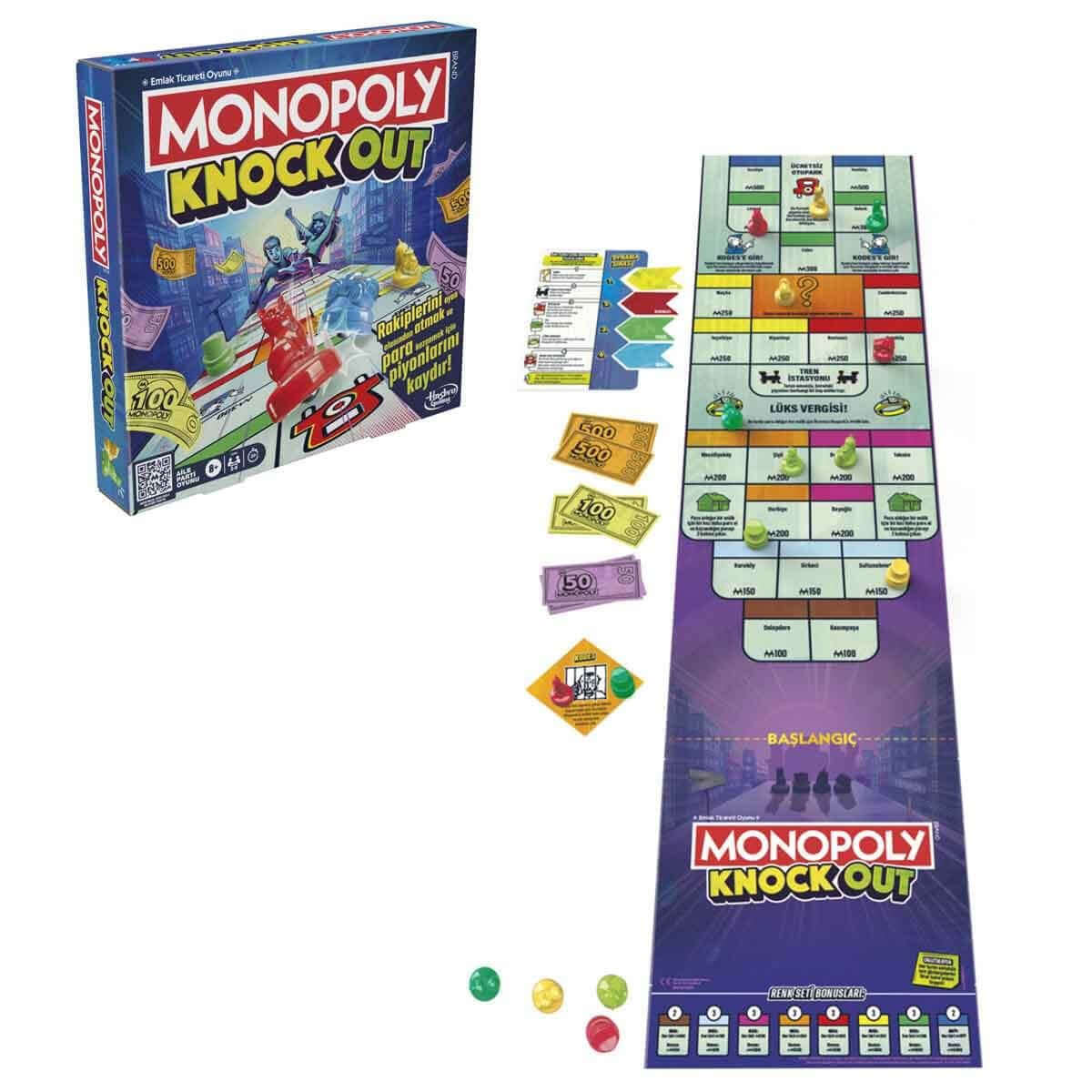 Monopoly Knockout Kutu Oyunu F8995