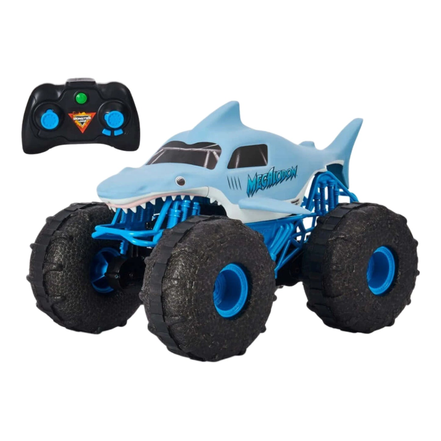 Monster Jam 1:15 Megalodon Storm Suda Gidebilen USB Şarjlı Uzaktan Kumandalı Araba 38 Cm