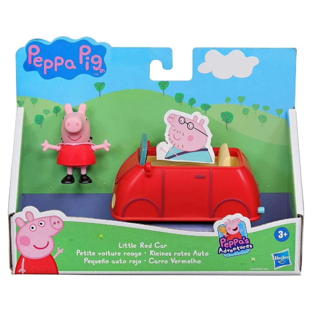 Peppa Pig Figür ve Araç Seti Peppa Pig ve Kırmızı Araba