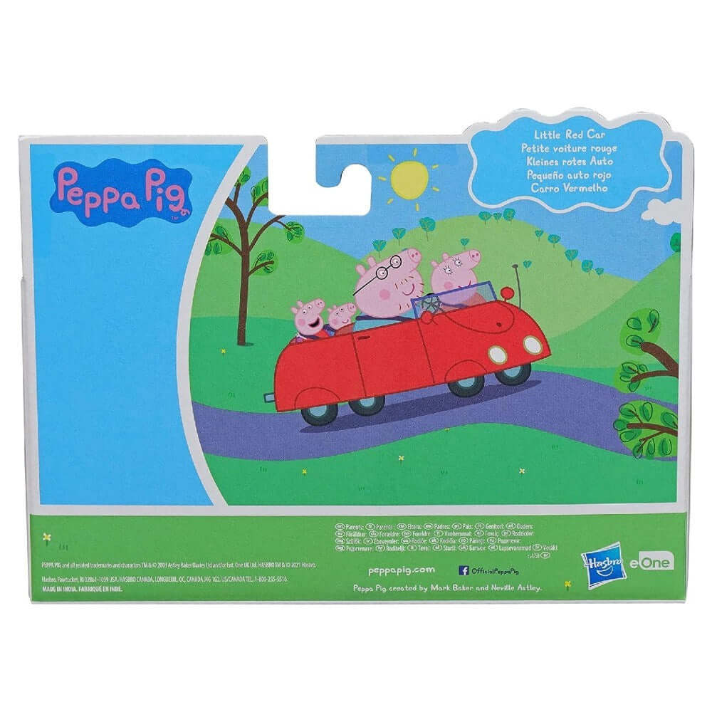 Peppa Pig Figür ve Araç Seti Peppa Pig ve Kırmızı Araba