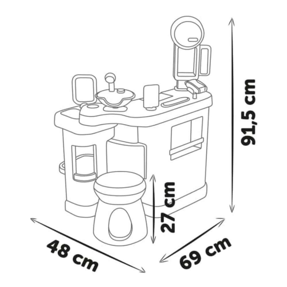 Smoby Berber Dükkanı Oyun Seti