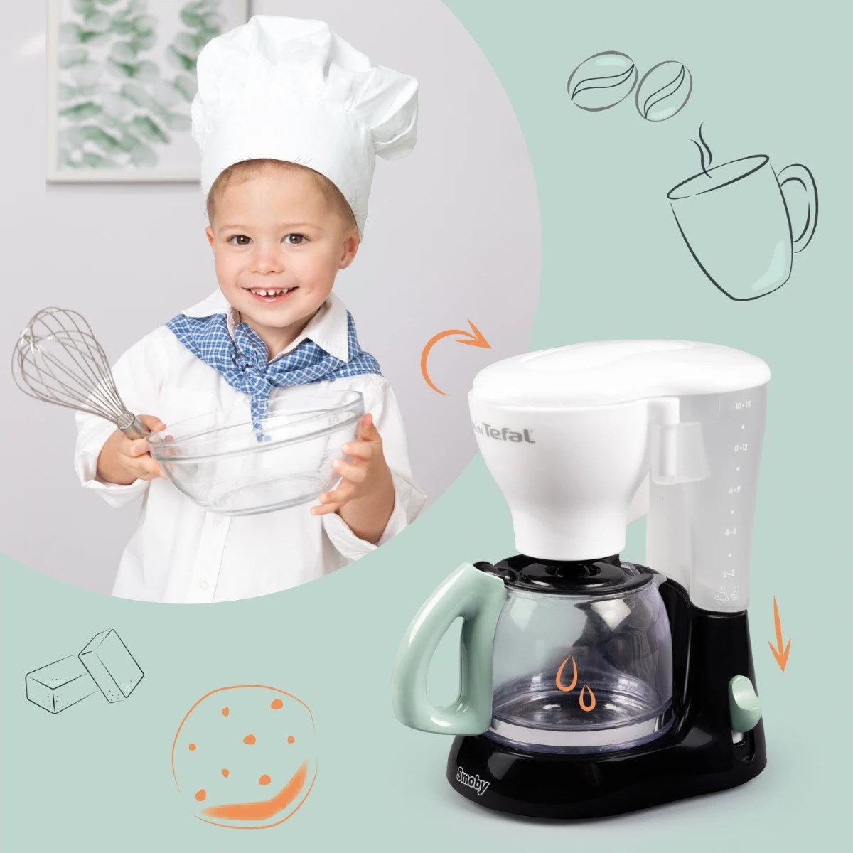 Smoby Tefal Oyuncak Coffee Express Oyun Seti