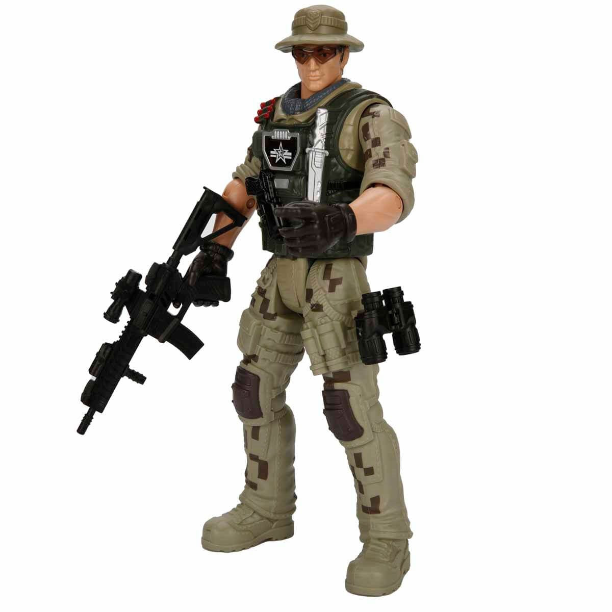 Soldier Force Asker Figür 32 Cm Şapkalı Asker