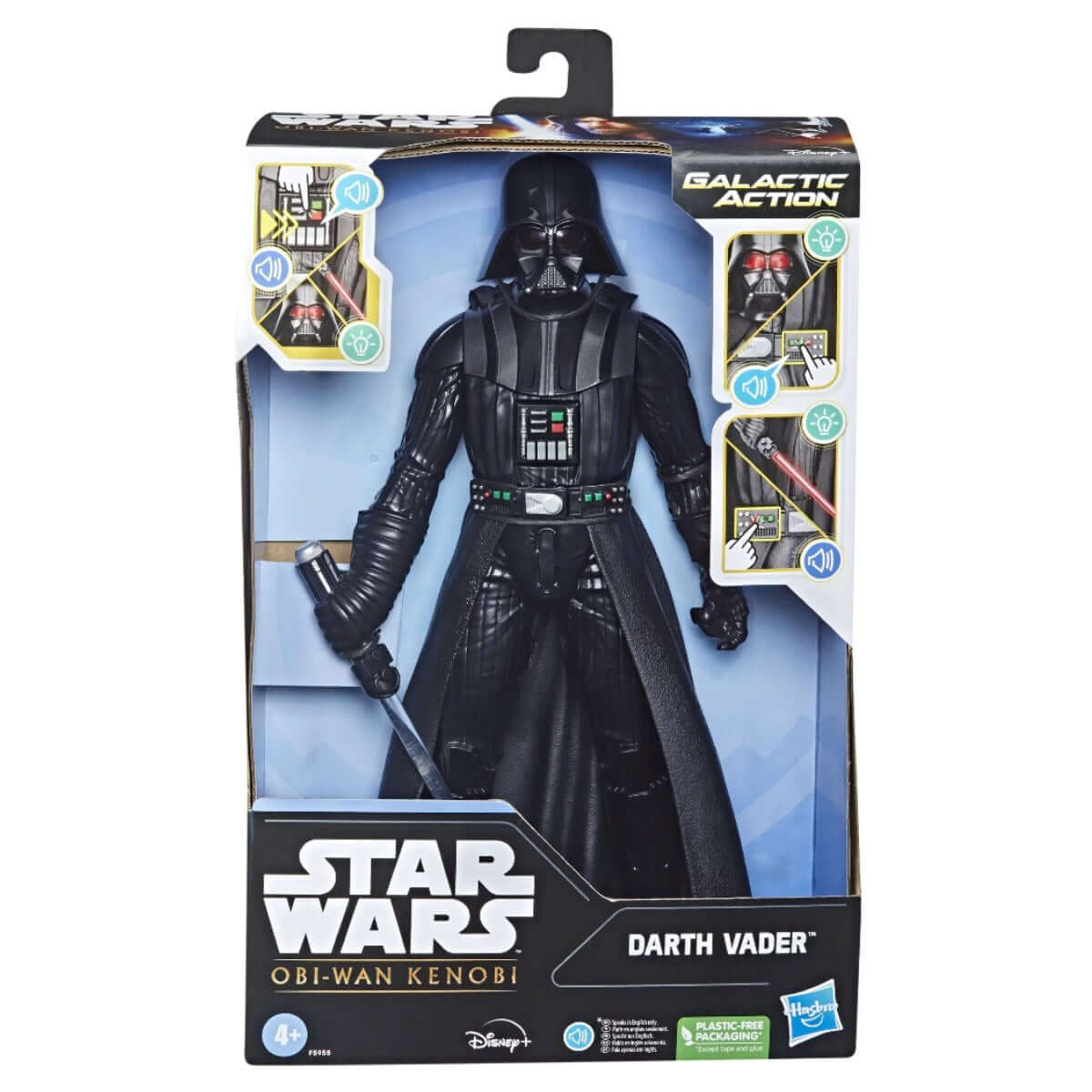 Star Wars Galactic Action Obi-Wan Kenobi Darth Vader F5955