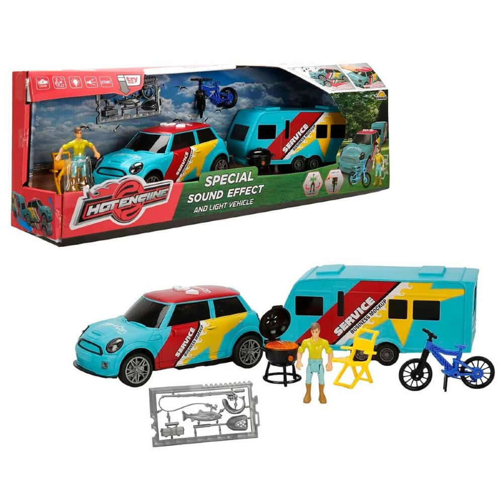 Sunman Sesli ve Işıklı Figürlü Karavan Oyun Seti