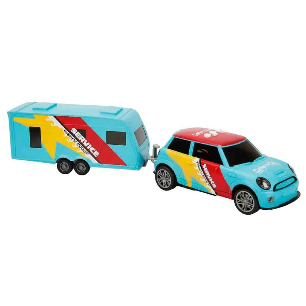 Sunman Sesli ve Işıklı Figürlü Karavan Oyun Seti