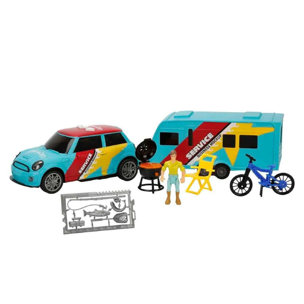 Sunman Sesli ve Işıklı Figürlü Karavan Oyun Seti