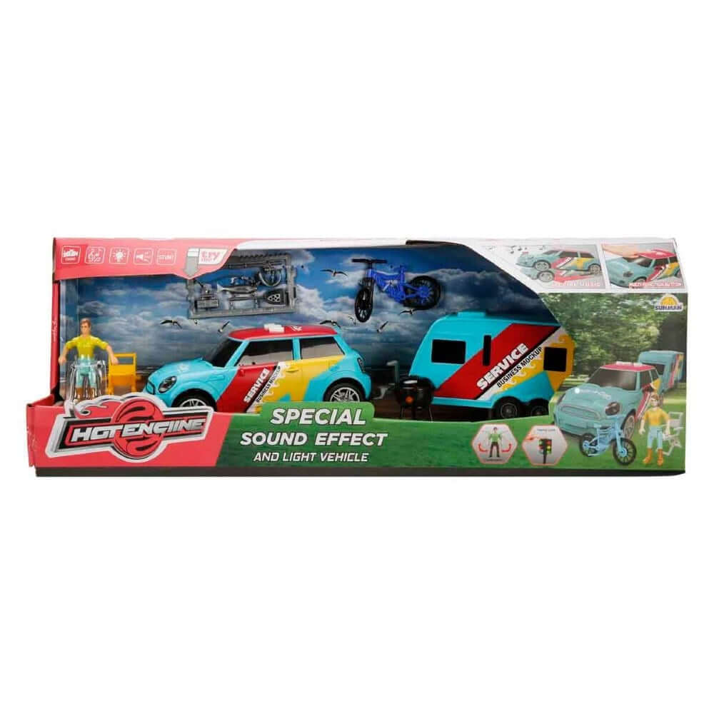 Sunman Sesli ve Işıklı Figürlü Karavan Oyun Seti