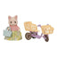 Sylvanian Families Çiçekli Kedi Anne Ve Bisiklet