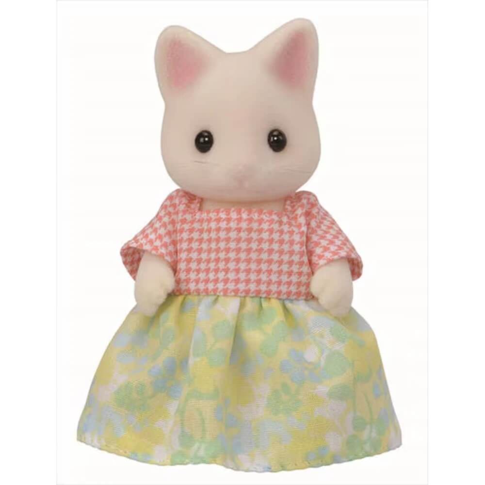 Sylvanian Families Çiçekli Kedi Anne Ve Bisiklet