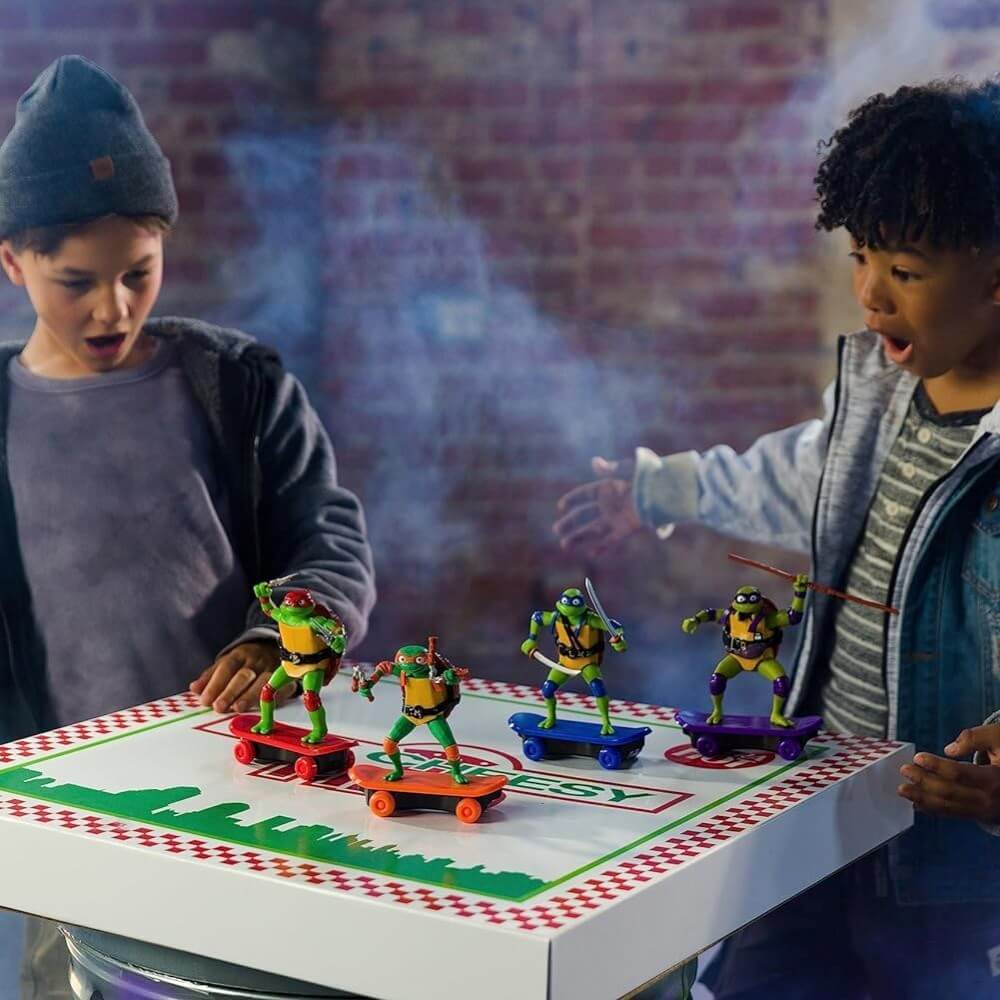 Tmnt Ninja Kaplumbağalar Çek Bırak Kaykay Figür Leo