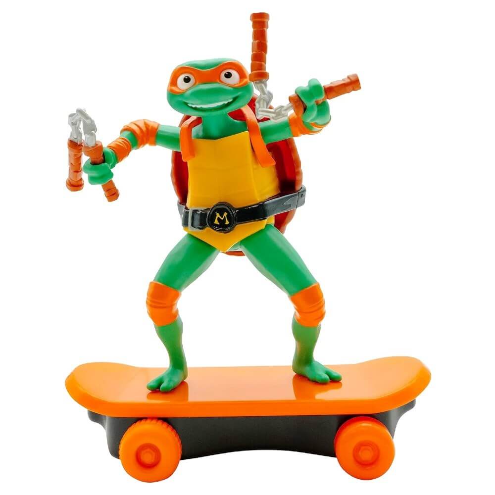 Tmnt Ninja Kaplumbağalar Çek Bırak Kaykay Figür Mikey