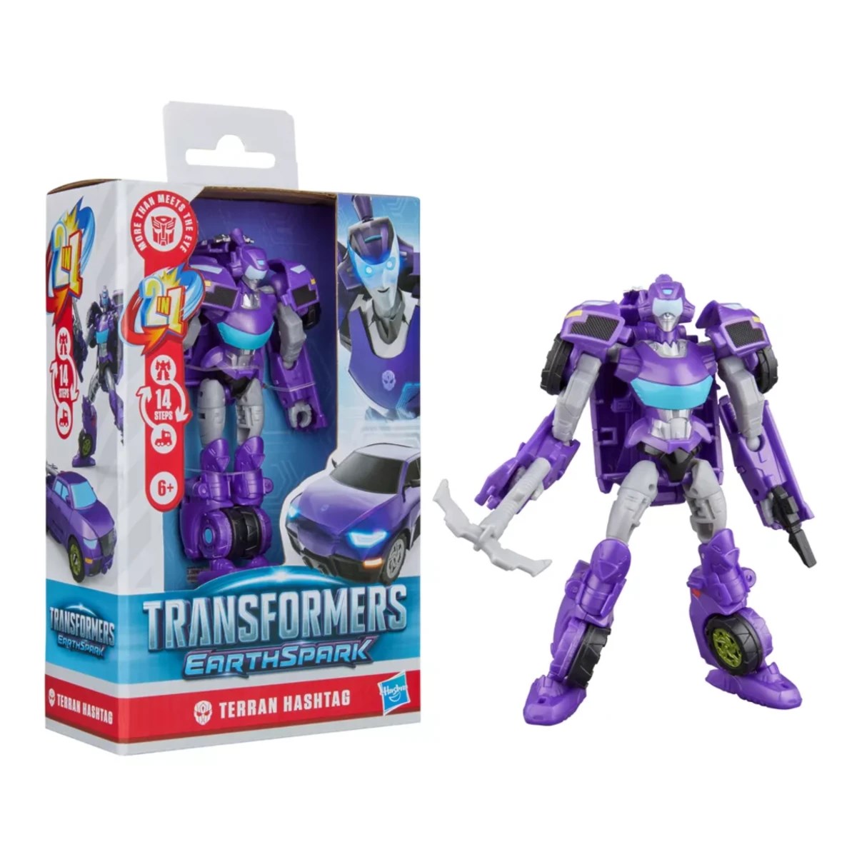 Transformers Earthspark Deluxe Figür Terran Hashtag G0992