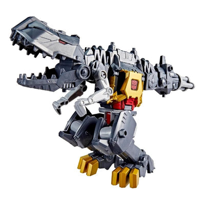 Transformers Cyberworld Chomp & Battle Grimlock action figure in dinosaur mode.