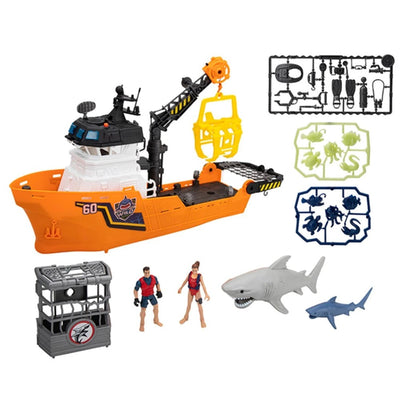 Wild Quest Okyanus Yaşamı Araştırma Gemisi Sesli ve Işıklı