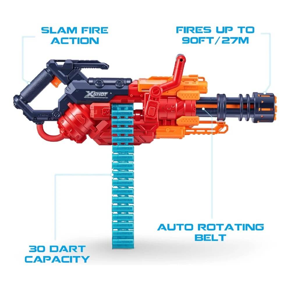 X Shot Excel Crusher 48 Mermili Sünger Dart Atan Silah