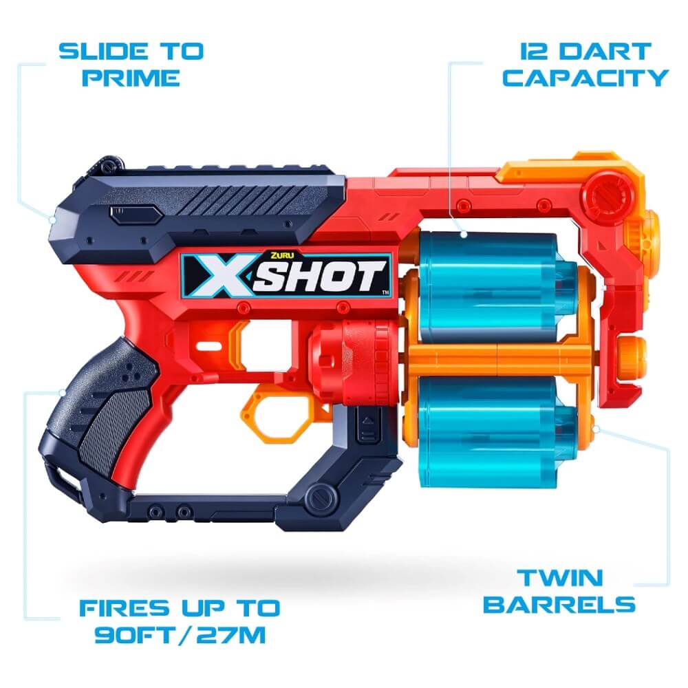 X Shot Excel Xcess 16 Mermili Sünger Dart Atan Silah