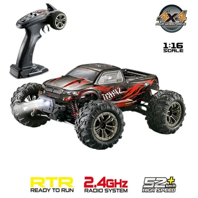 Xinlehong Yüksek Hızlı Uzaktan Kumandalı Araba 52 Km Kırmızı