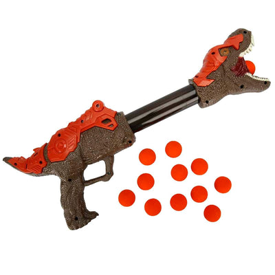 Zapp Toys Sünger Top Atan Dinozor Silah Kahverengi