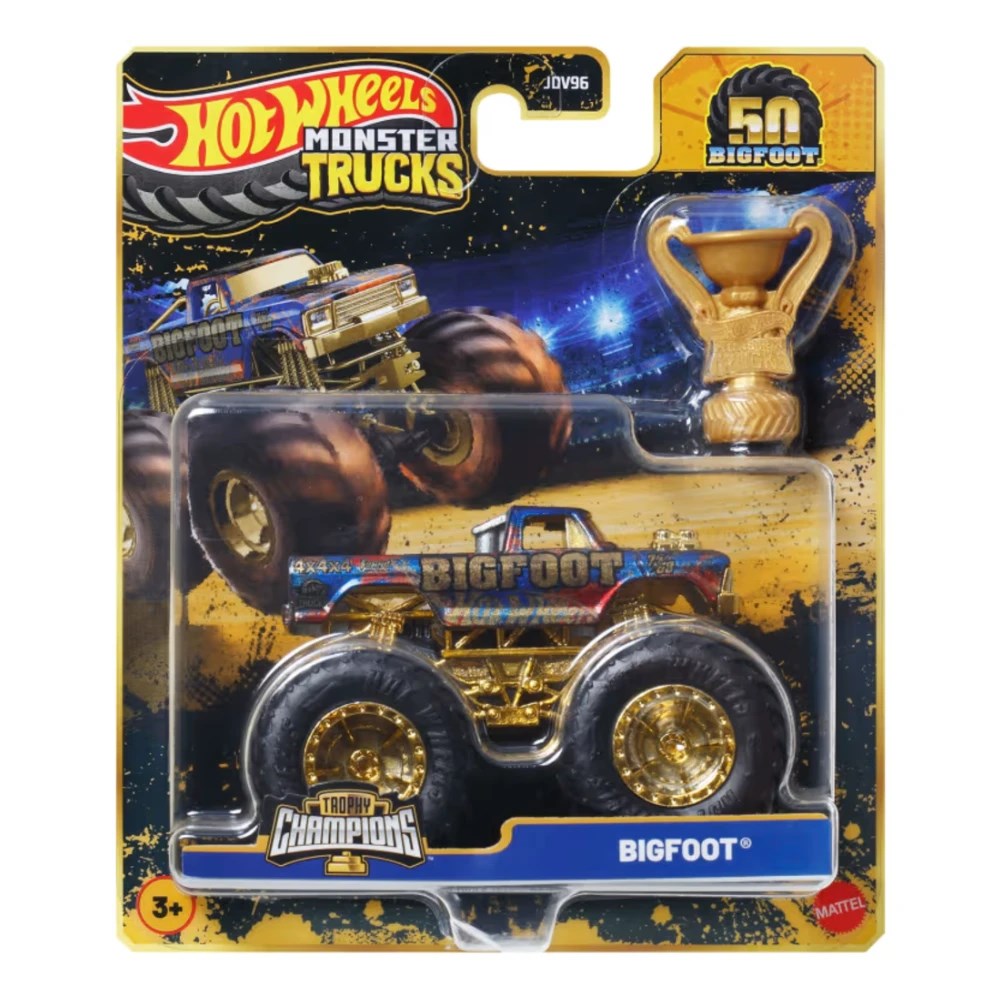 Hot Wheels Monster Trucks Trophy Champions Bigfoot