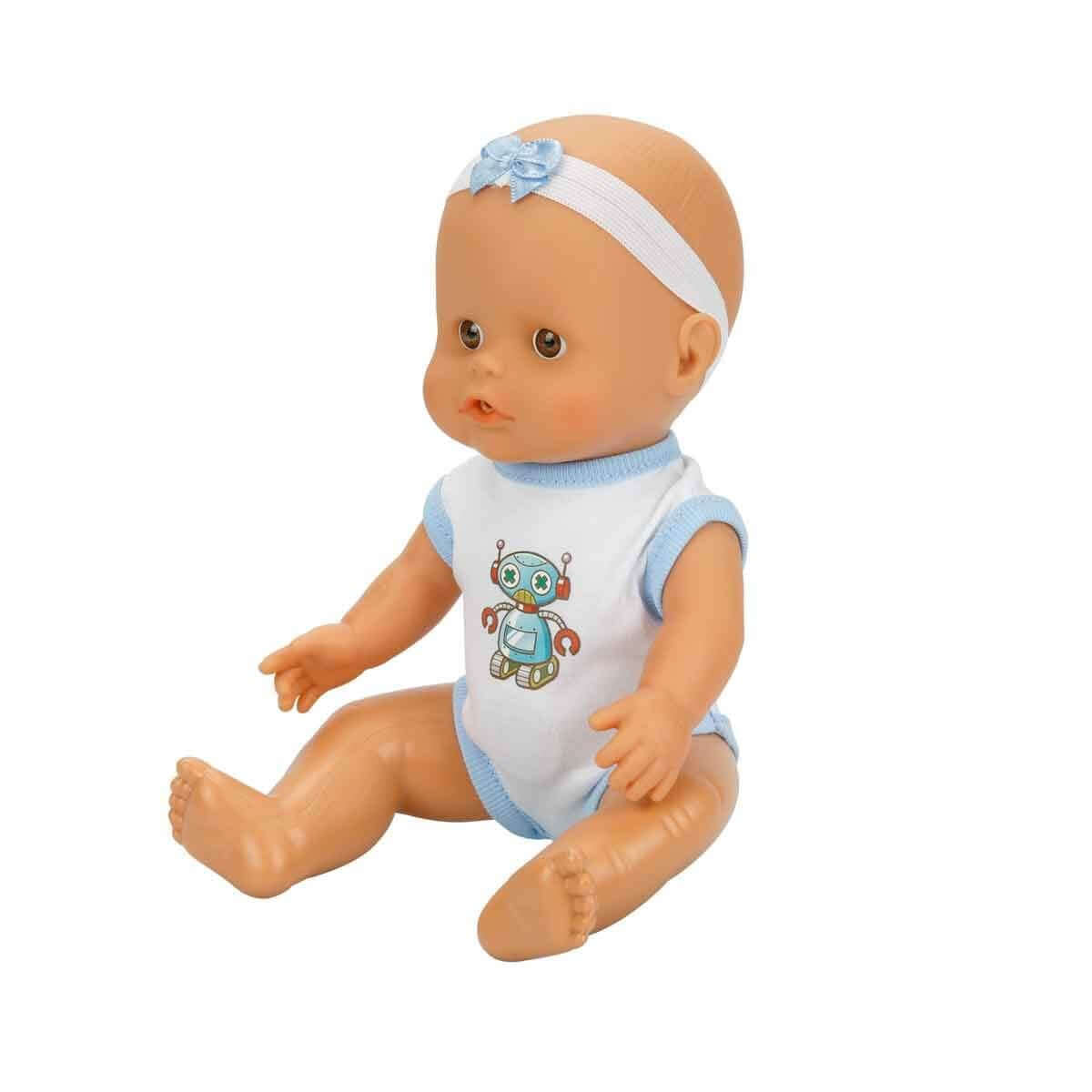 Dollz n More Boubou Altını Islatan Konuşan Bebek 30 Cm Mavi