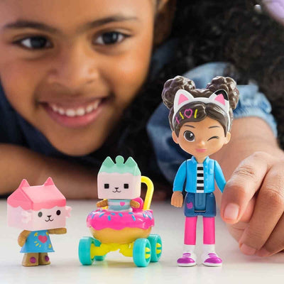 Gabby's Dollhouse Kedi Bakımı Figür Seti