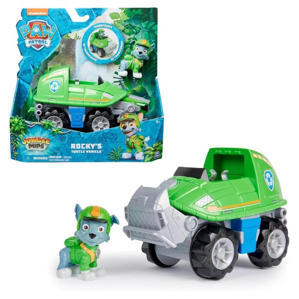 Paw Patrol Jungle Pups Temalı Araçlar Rocky