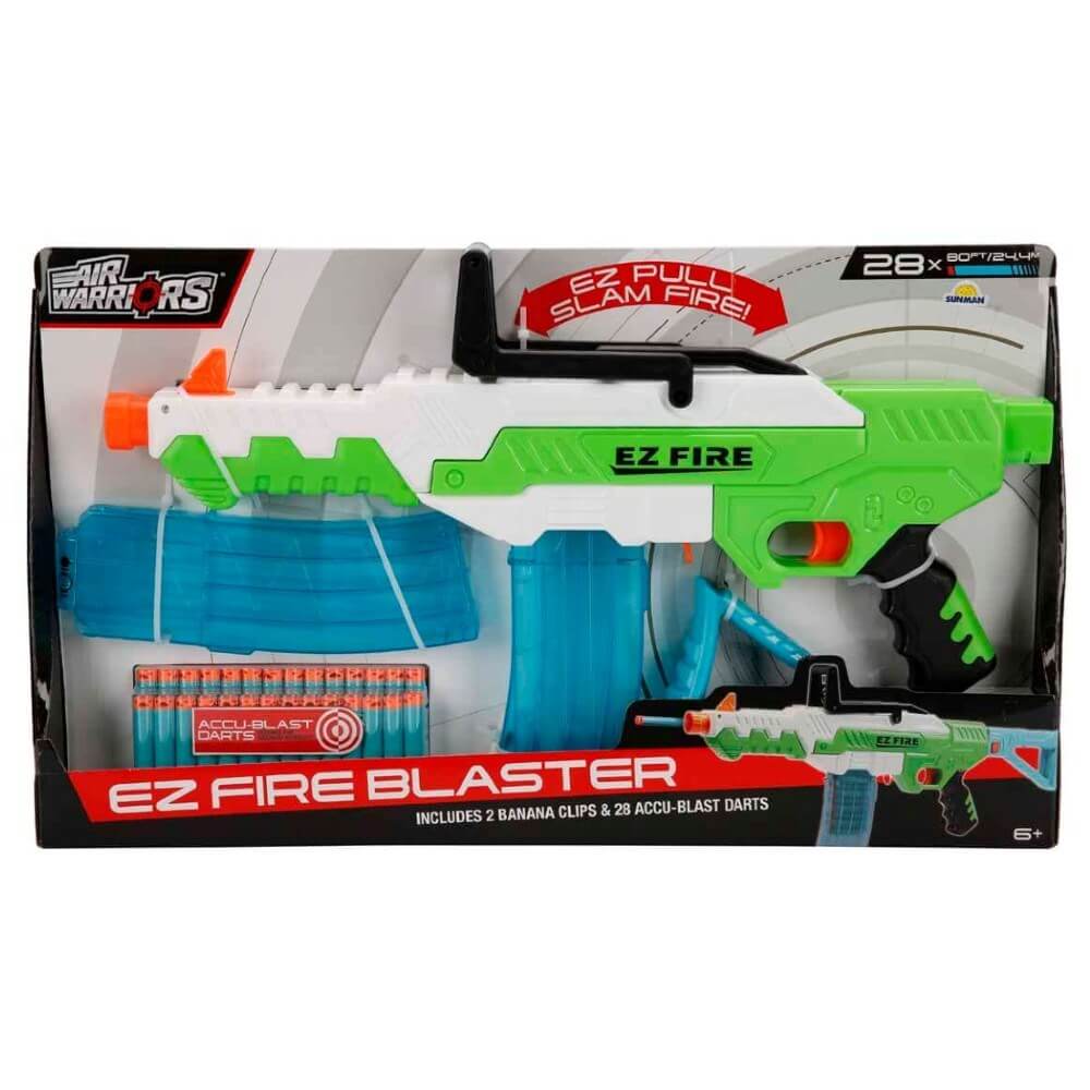 Buzzbee Air Warriors Ez Fire 28 Mermili Dart Atan Silah