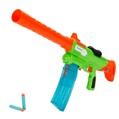 Air Warriors Exterminator 25 Metre Menzil 14 Dartlı ve Çıkarılabilir Namlulu Sünger Dart Atan Silah - Roket Oyuncak