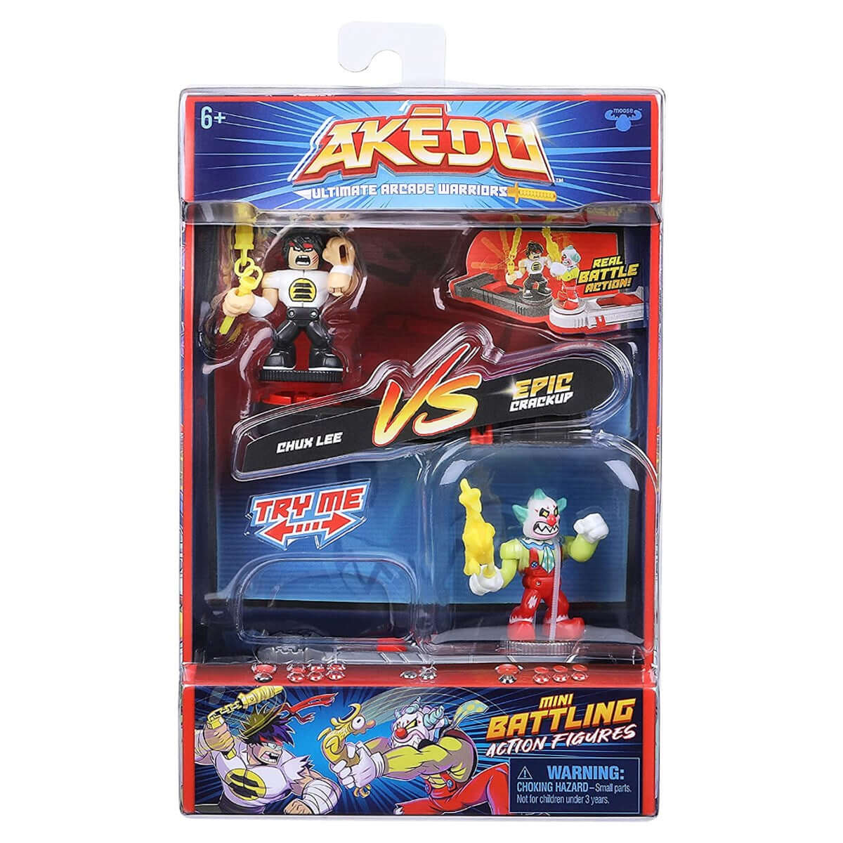Akedo S1 2'li Paket Chux Lee vs Epic Crackup - Roket Oyuncak