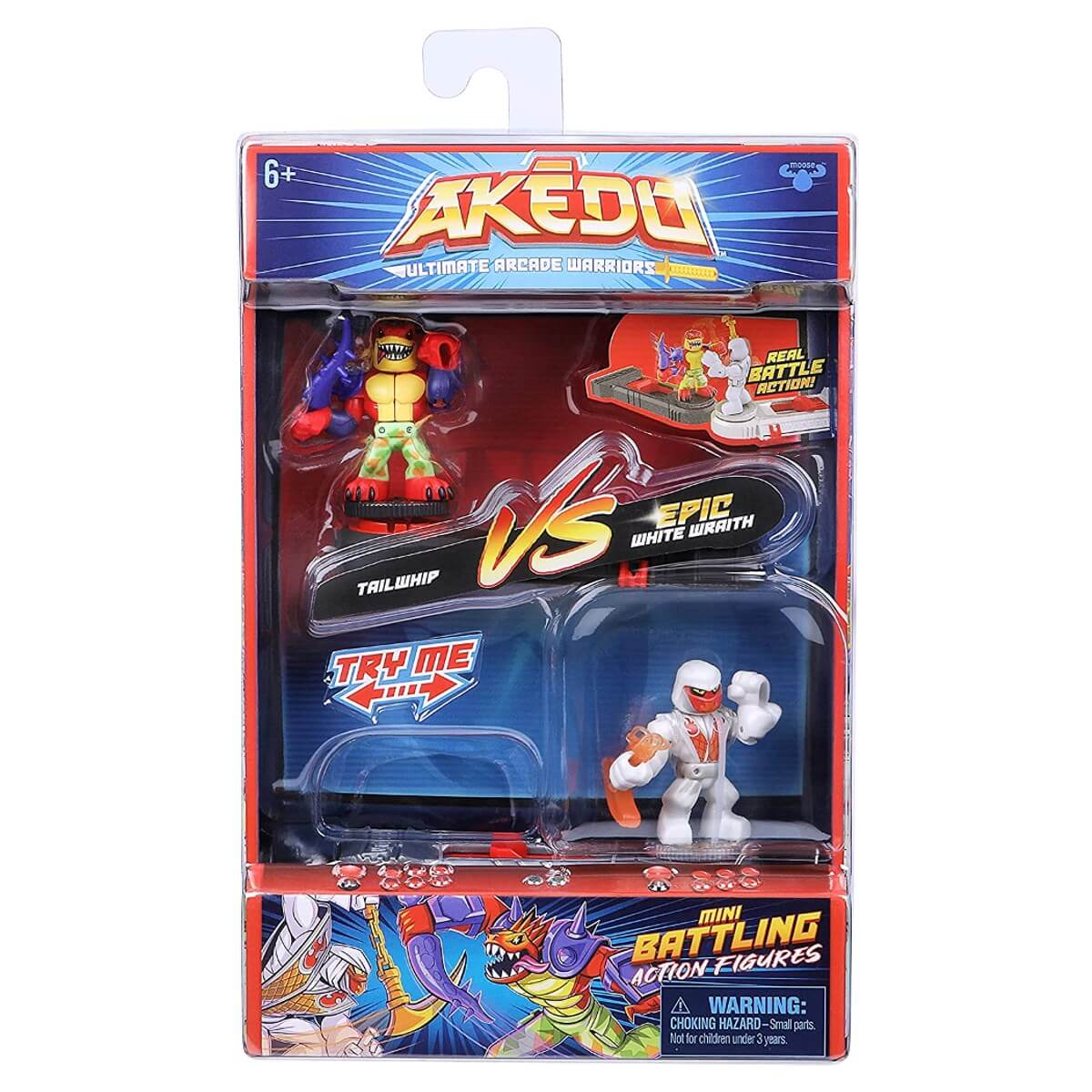 Akedo S1 2'li Paket Tailwhip vs Epic White Wraith - Roket Oyuncak