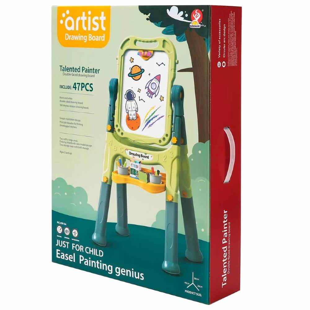 Artist Ayaklı Çizim Tahtası 47 Parça - Roket Oyuncak