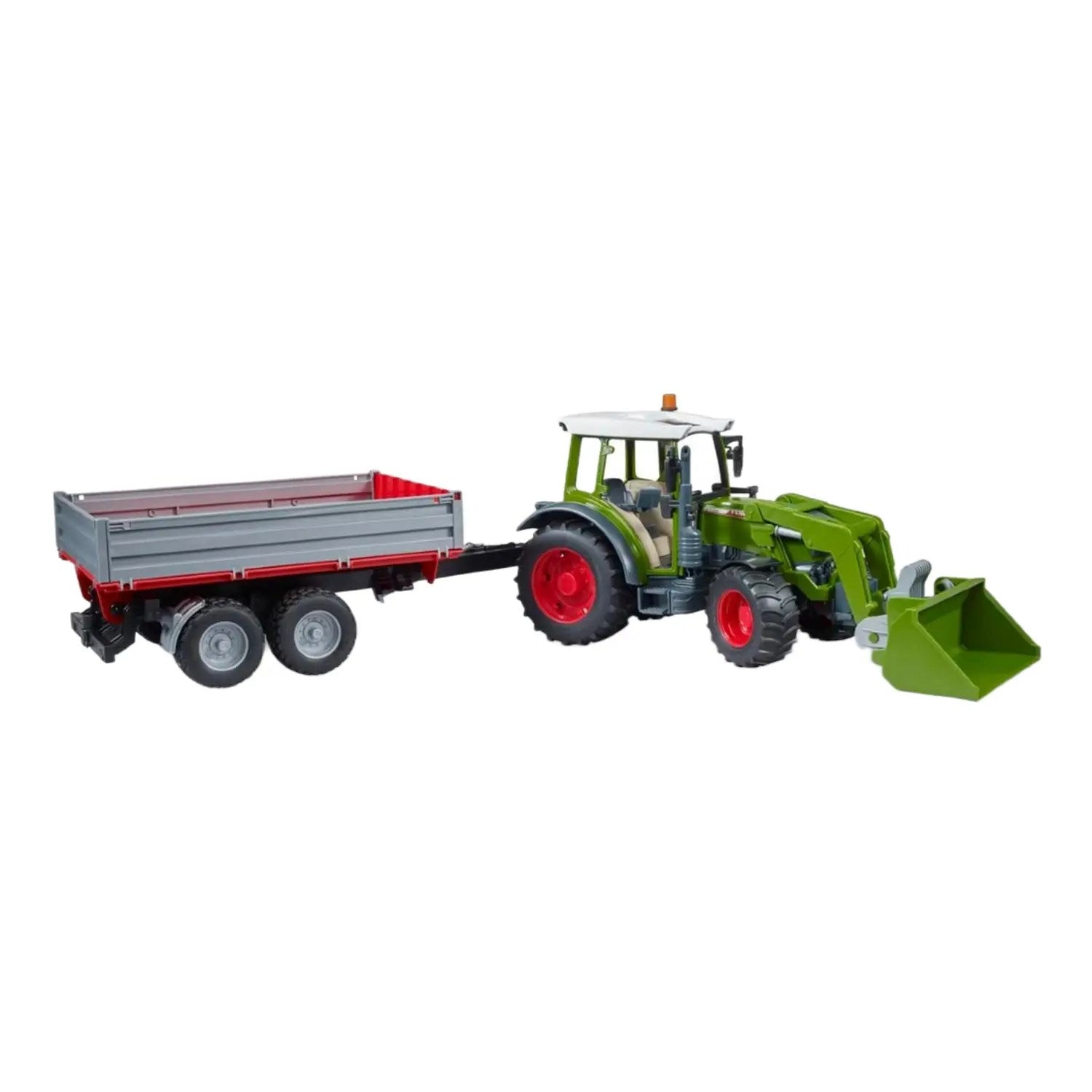 Bruder Fendt Vario 211 Kepçeli Traktör & Römork BR02182