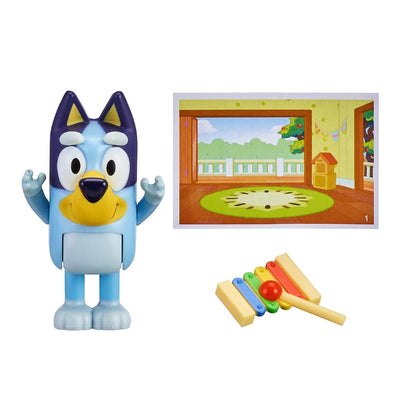 Bluey Tek Figür Aksesuarlı Set Bluey ve Ksilofon