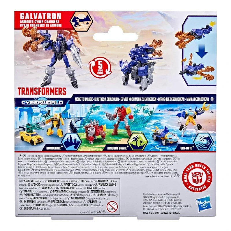 Transformers Cyberworld Armored Cyber Change Galvatron