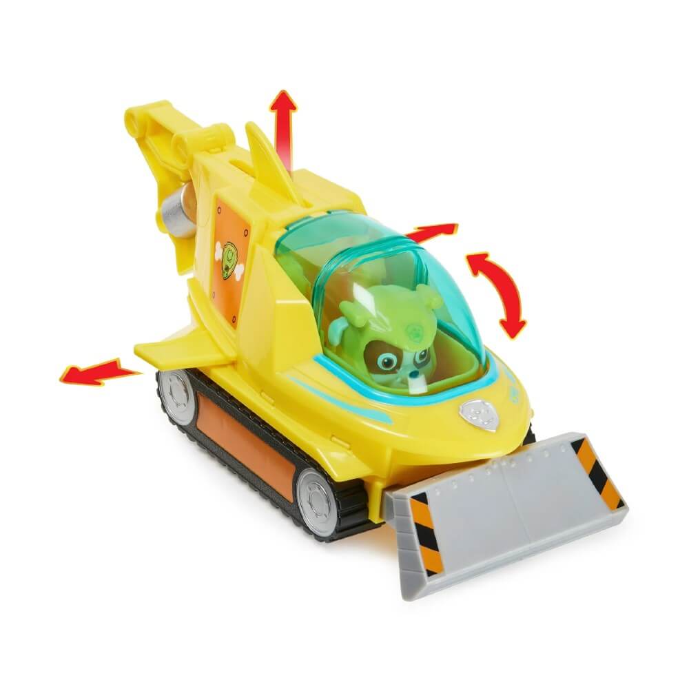 Paw Patrol Aqua Pups Temalı Araçlar Rubble 6065229-04 778988435571 Spin Master Roket Oyuncak