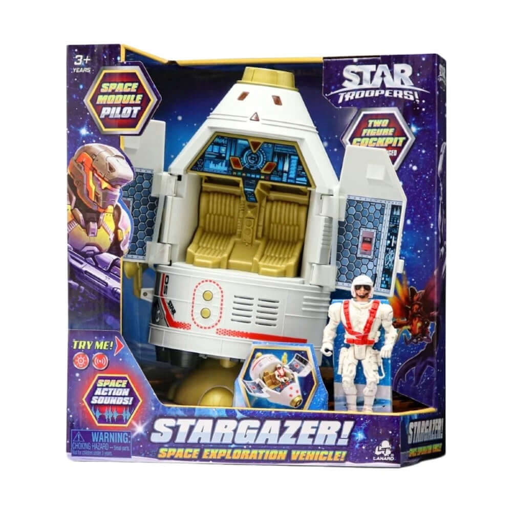 Star Troopers Sesli ve Işıklı Interstellar Uzay Kapsülü