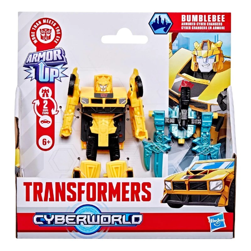 Transformers Cyberworld Armored Cyber Change Bumblebee