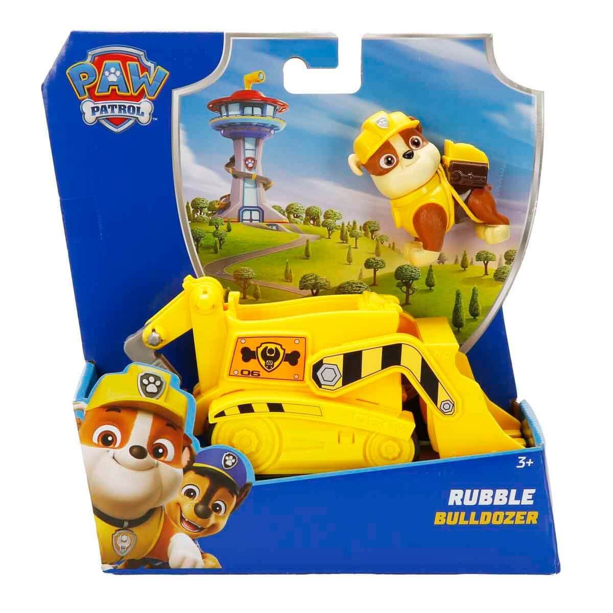 Paw Patrol Figür ve Görev Aracı Rubble 6071153-01 681147035874 Spin Master Roket Oyuncak