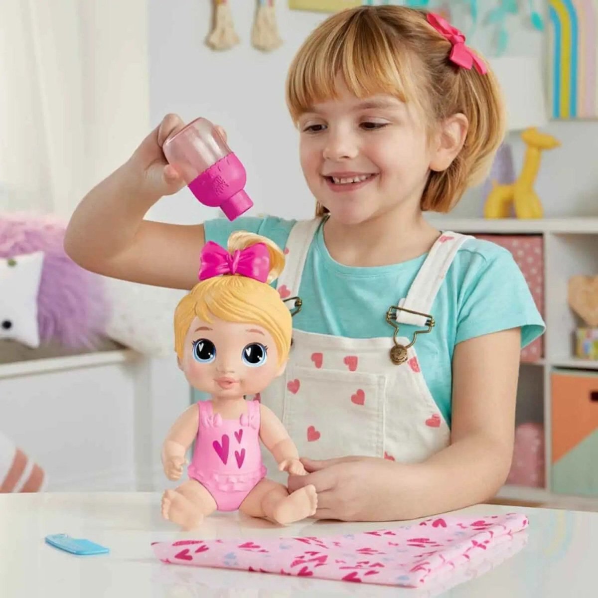 Baby Alive Bebeğimle Şampuan Eğlencesi Sarışın Bebek F9119 - Roket Oyuncak